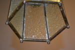 Tak/utelampa. Gulmetall & glas, 1900-talet.