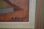 BERTIL WIDBRANT. Olja på duk, "stilleben", signerad.