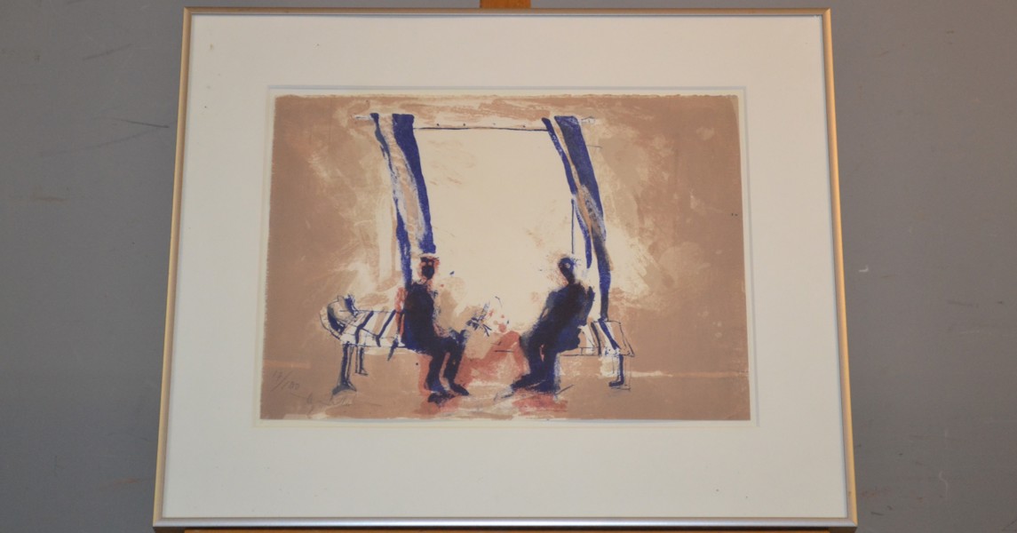 ÖRJAN WIKSTRÖM. Litografi, signerad & numrerad 17/100.