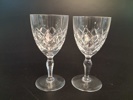 GUNNAR CYREN. 8 Vinglas & 1 Champagneglas. "Karolina", Orrefors.