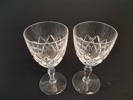 GUNNAR CYREN. 8 Vinglas & 1 Champagneglas. "Karolina", Orrefors.