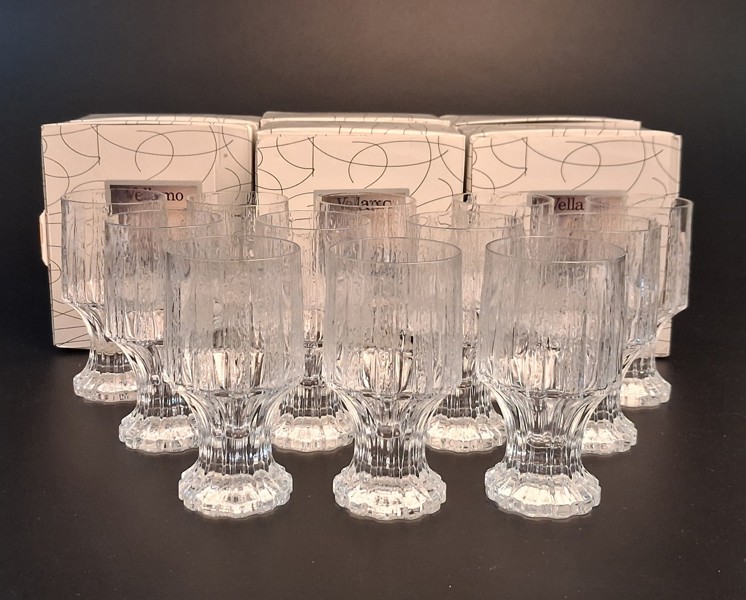 VALTO KOKKO. 12 Vinglas, "Vellamo", Iittala, Finland.
