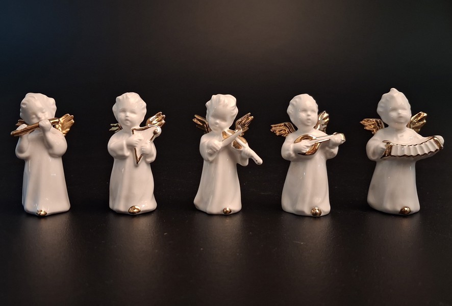 5 Musikanter. Figuriner. Goebel.