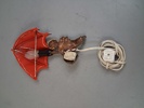 Vägglampa. "Lilleman", AB Sundi Armatur omkring 1900-talets mitt.