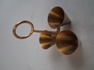GUNNAR ANDER. Skål, mässing, Ystad metall, 1960-talet, signerad GA Made in Sweden.