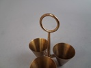 GUNNAR ANDER. Skål, mässing, Ystad metall, 1960-talet, signerad GA Made in Sweden.