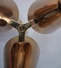 GUNNAR ANDER. Skål, mässing, Ystad metall, 1960-talet, signerad GA Made in Sweden.
