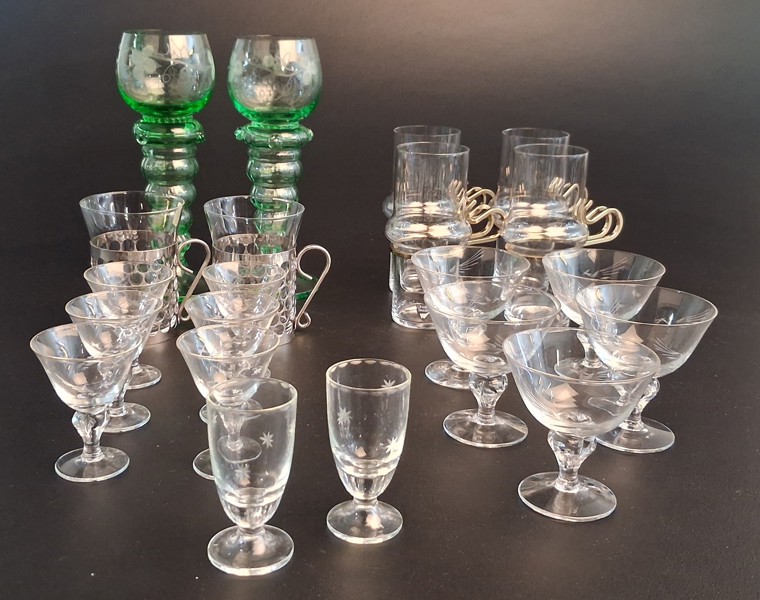 Diverse glas. Bl.a Remmare, Orrefors, Royal Krona m.m.