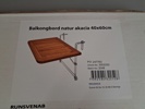 Balkongbord. Natur akacia.