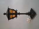 Bordslampa. Metall & glas, 1900-talet.