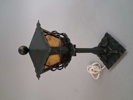 Bordslampa. Metall & glas, 1900-talet.