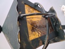 Bordslampa. Metall & glas, 1900-talet.