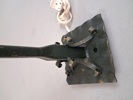 Bordslampa. Metall & glas, 1900-talet.