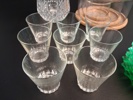 Diverse glas. Bl.a Bodum.