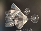 Diverse glas. 4 Olika formar.