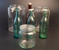 Flaskor & burkar. Glas.