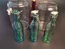 Flaskor & burkar. Glas.