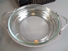 2 Ugnsformar. Gratina. Scandia silver.