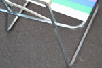 Campingmöbler & parasollfot.