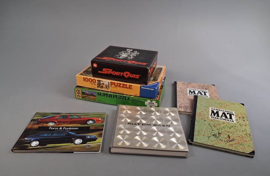 Pussel, Puzzle, spel & böcker.
