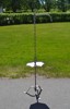 Golvlampa med bord. Smide, tillverkat i Ysby.