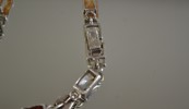 Armband med stenar. Sterlingsilver 925, vikt 12,4 gram.