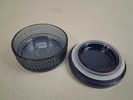 OIVA TOIKKA. Burk med lock, "Kastehelmi", Iittala.