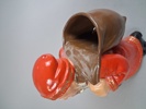 Stor tomte Terracotta. Tyskland, saknar något i handen.