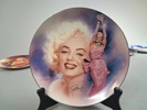 Samlartallrikar. 19st, "Marylin Monroe", Delphi, Bradex, 1990-talet.
