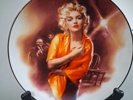Samlartallrikar. 19st, "Marylin Monroe", Delphi, Bradex, 1990-talet.