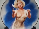 Samlartallrikar. 19st, "Marylin Monroe", Delphi, Bradex, 1990-talet.