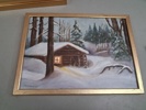 Värmefilt 150x80cm & diverse tavlor.