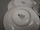 Kaffekoppar fat & Assietter. Jul, Fyrklövern. 1977,1979, 1980, 1982,1983 har 3 delar 78 & 81 saknar koppar.