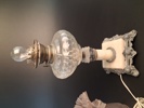 Fotogenlampa. Elektrifierad.