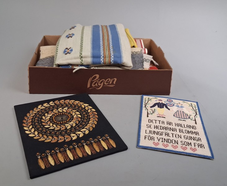 Diverse textil & handarbete.