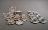 Diverse delar av Kaffeserviser.