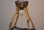 Taklampa. Jugend, koppar, 1900-talets första hälft.