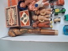 Diverse. Bl.a mindre bilar, Tintin, dockor m.m.
