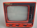 Äldre radio AGA & liten TV Transtec, 5 tum.