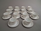 FRIEDL HOLZER KJELLBERG. Kaffeservis, "Risporslin", 32 delar, Arabia, 1900-talet.