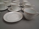 FRIEDL HOLZER KJELLBERG. Kaffeservis, "Risporslin", 32 delar, Arabia, 1900-talet.