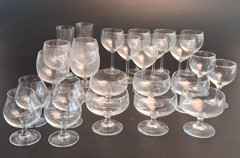 Diverse glas.