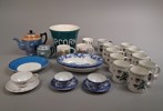 Diverse porslin. Bl.a 9 muggar. Studio Nova Garden Bloom m.m.