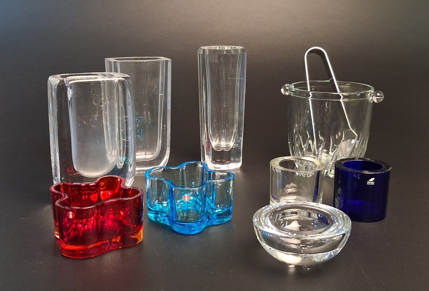 Diverse glas. Bl.a Iittala m.m.