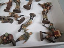 Figurer. Soldater. Elastolin. 22 stycken.