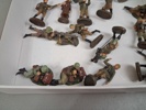 Figurer. Soldater. Elastolin. 22 stycken.