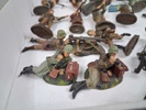Figurer. Soldater. Elastolin. 22 stycken.