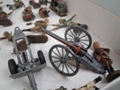 23 Soldater, figurer. Bl.a Elastolin & Britains m.m.