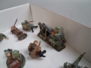 23 Soldater, figurer. Bl.a Elastolin & Britains m.m.
