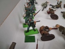 23 Soldater, figurer. Bl.a Elastolin & Britains m.m.